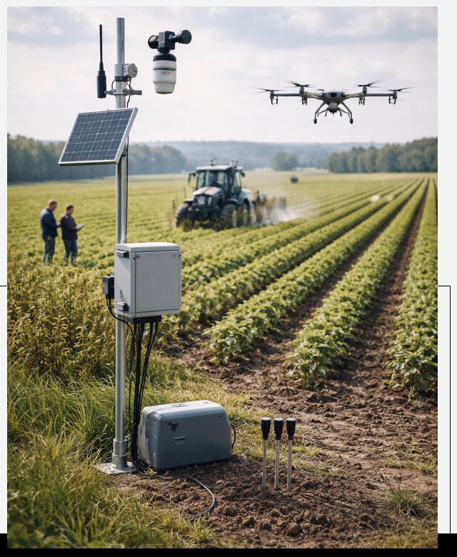 Разработка IoT мониторинга полей в Зеленодольске от 8798 р. | АвикейЗлн